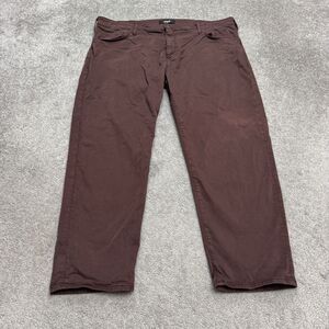 Mavi Jeans Cotton Straight Leg Pants Mens 42x30 Dark Brown 5-Pocket Casual